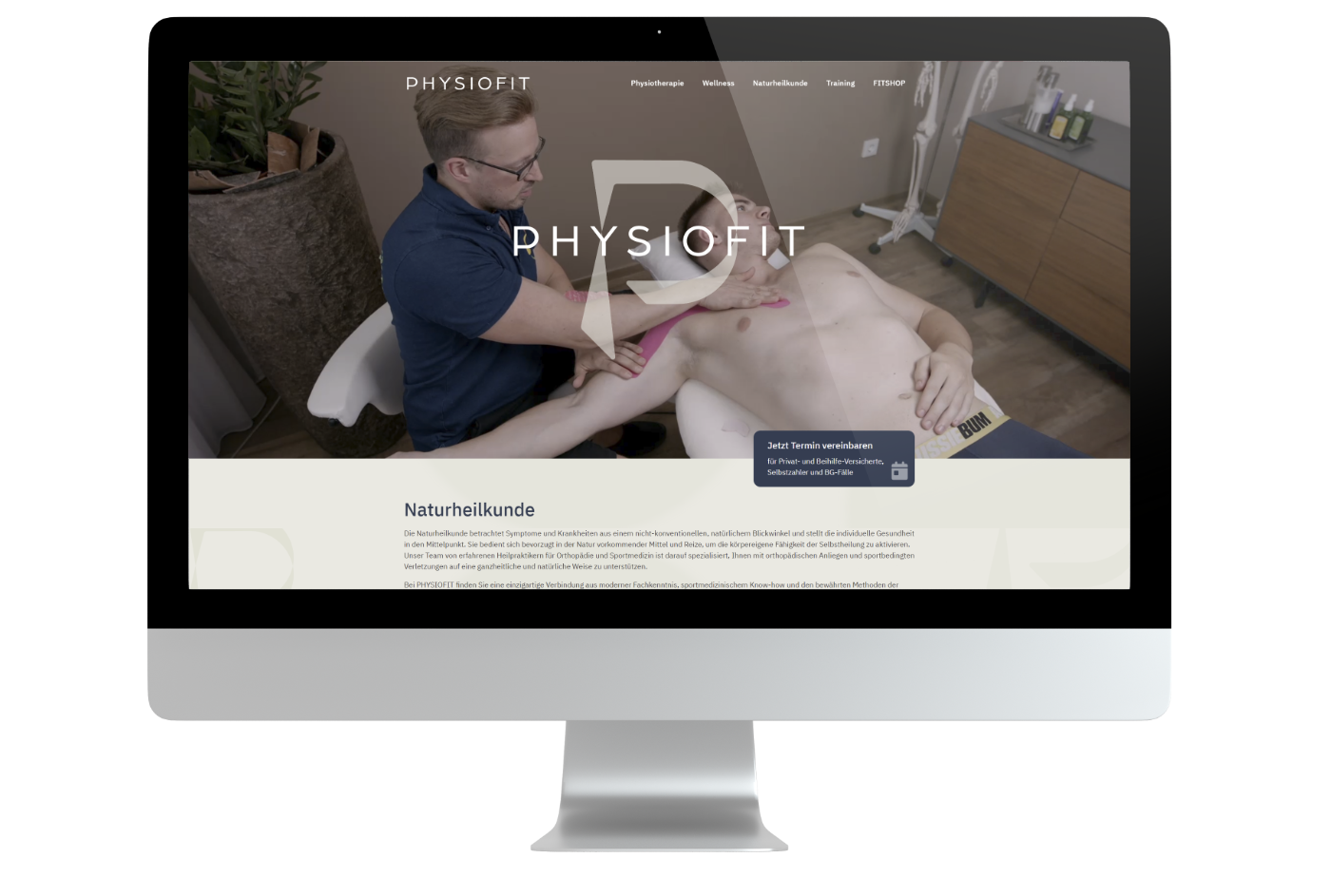 Kundenprojekt Physiofit